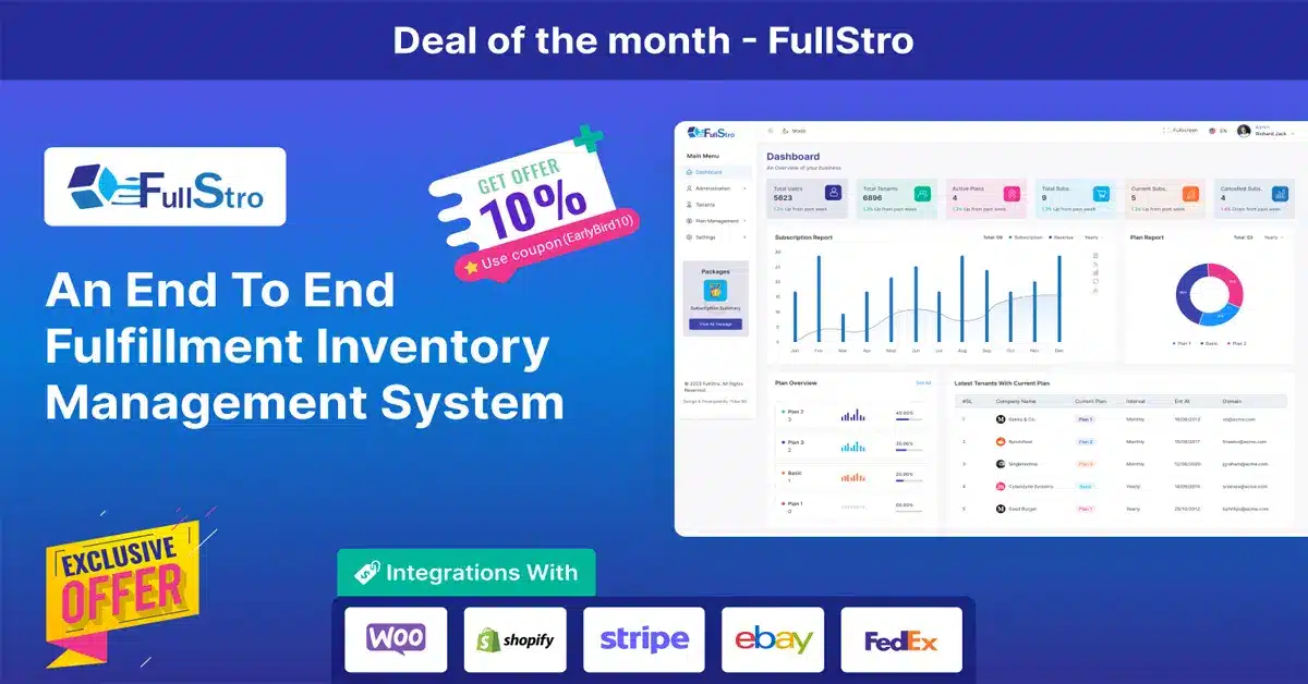 Unlock Success with FullStro’s 10% Discount on Inventory Management and Fulfillment Solutions!