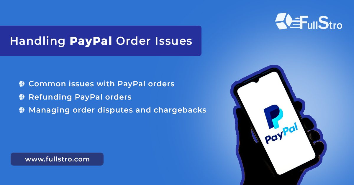 Handling PayPal Order Issues